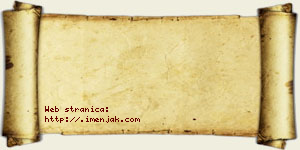 Olga Tošković vizit kartica